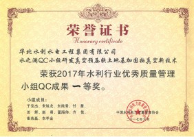 2017水之瀾QC一等